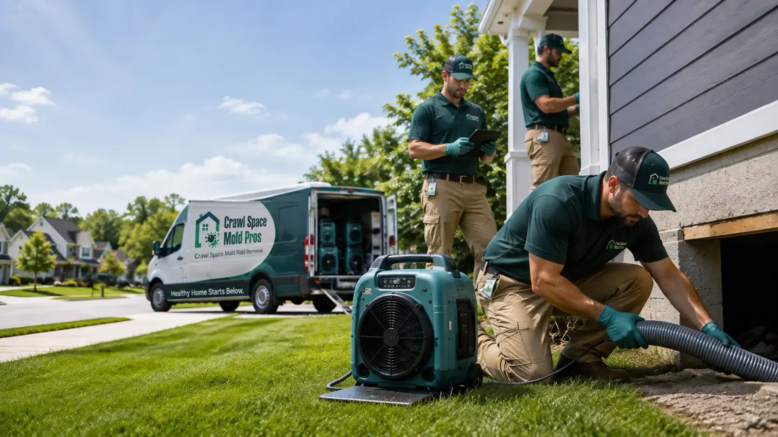 Crawl Space Mold Removal in Pitman, PA